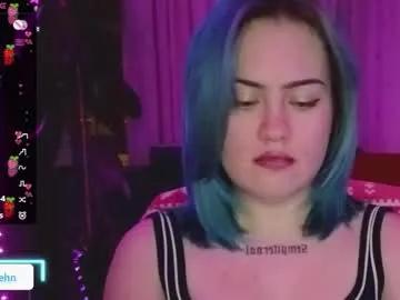 jarehn — Hey! Im new here! :3 PVT open!  Take off my shorts :) #lovense #teen #shy #new #bluehair [297 tokens remaining]