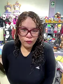 ROSALIASEXSHOP — SERVING IN HEELS,THONGS,AND MINISKIRT 5M