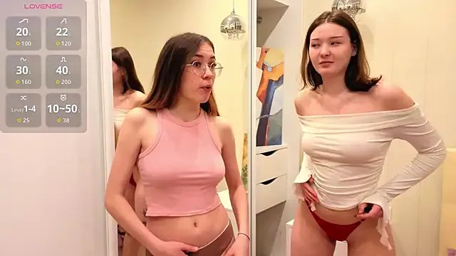 TessieNoffsinger — Lucy spanks Abigail's tits x5